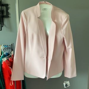 Baby pink bright blazer